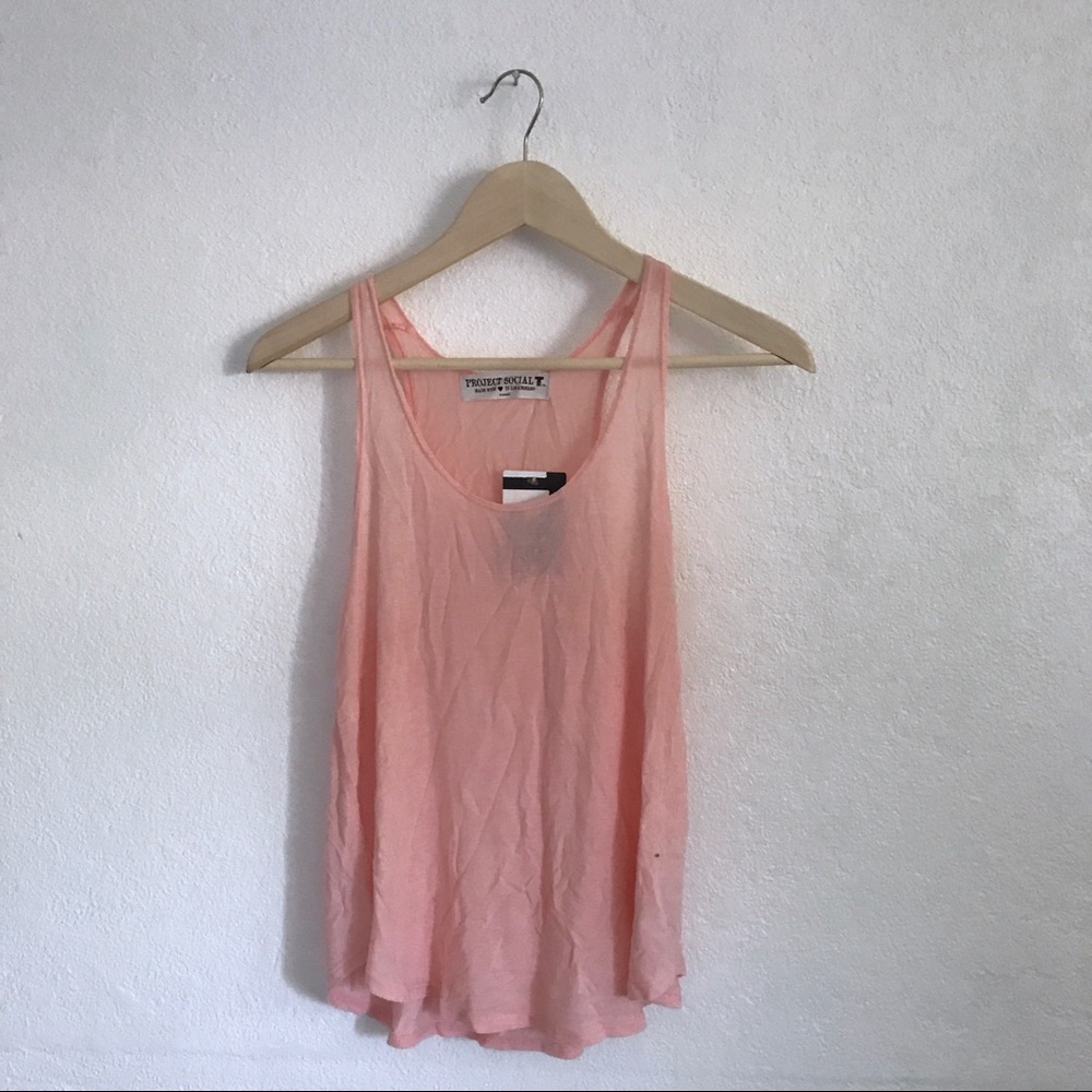 Urban outfitters pale pink blush flowy tank top